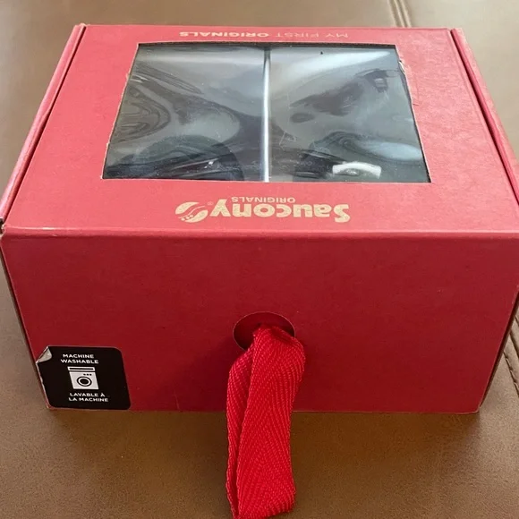 Saucony Baby Jazz Crib Sneakers - Navy and White - Picture 7 of 7